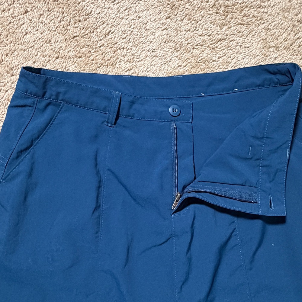 Patagonia Happy Hike‎ Skort Womens 14 Blue Hiking Active Skirt Built-in Shorts - Picture 7 of 8